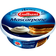 Europe Pâtes à tartiner sucrées et salées Galbani Mascarpone 250g