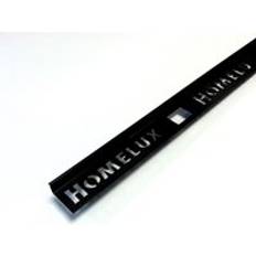 8mm Boutique Tile Trim Brushed Black 2.44m