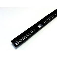 10mm Boutique Tile Trim Brushed Black 2.44m
