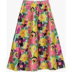 Midi Skirts - Multicolored Kate Spade Orchid Bloom Skirt Multi