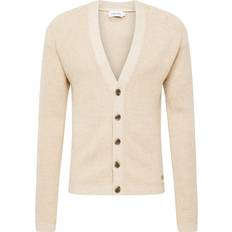 Linen - Woman Jumpers Calvin Klein Knitted Cardigan Pex-seedpearl - Beige