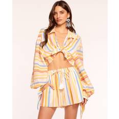 Trousers & Shorts Ramy Brook Jimmie Coverup Short in Pastel Stripe