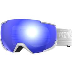 Marker 16:10 Ski Goggles White Blue HD Mirror/CAT3