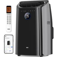 Dreo Portable Air Conditioners, 14,000 BTU Air Conditioner for Bedroom with Drainage-free Cooling, 46dB Quiet, APP/Voice/Remote, 24h Timer with Fan & Dehumidifier, Smart AC Unit for Room Indoors