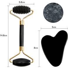 Skincare Dechoicelife 1 Obsidian Stone Face Roller Natural Facial Eye