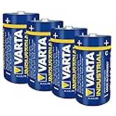 Varta Alkalisk - C (LR14) Batterier & Laddbart Varta Industriellt alkaliskt batteri baby C/LR14 paket med 4