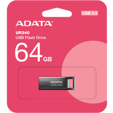 Adata Memory Cards & USB Flash Drives Adata 64gb ur340 usb 3.2 gen 1 flash drive Black 64 GB