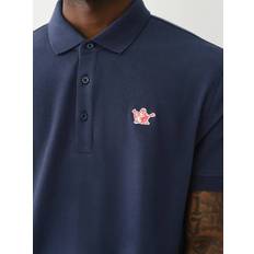 True Religion Skjorter True Religion Patched Logo Polo Shirt - Blå