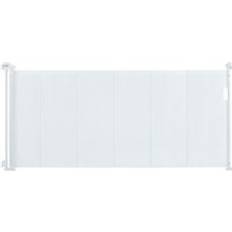 Retractable Baby Gate, 34.2' Tall Mesh Baby Gate, Extends up to 76.8' Wide Retractable Gate for Kids or Pets, Retractable Dog Gates for Indoor