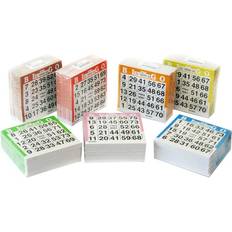 Sällskapsspel Longfield Bingo kort single 10500-pack
