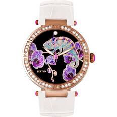 Womens Camilla Mother-Of-Pearl Leather-Band White One Size