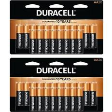 Duracell aa 1.5-volt alkaline batteries for power 40 pack