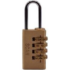 Brass Padlocks Scan Brass Combination Padlock 20mm SCAPLB20COM