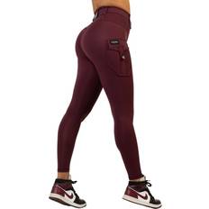 Nainen - Punainen Housut & Shortsit Gavelo Cargo Leggings - Burgundy Red