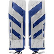 Ishockey True Målvaktsbenskydd HZRDUS 7X4 Int White/Blue