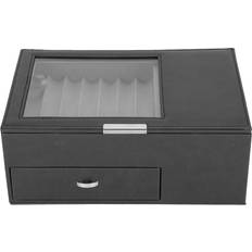 Desktop Organizers HCSC Pen Display Box Double Layer Fountain Pen Storage Case Pu Pen