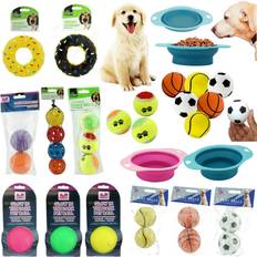 Stalwart rubber play balls,glow the dark, chase chew fetch