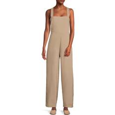 Linen Jumpsuits & Overalls Theory Crossback Linen-Blend Jumpsuit