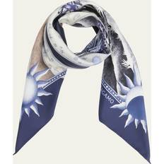 Seda Accesorios Ferragamo Day & Night Silk Scarf