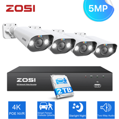 5MP POE CCTV Night Vision AI Detection