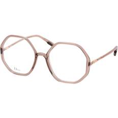 Dior SOSTELLAIREO5 10A, including lenses, ROUND Glasses, FEMALE Beige