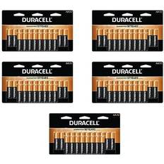 Duracell aa 1.5 volt alkaline battery packs to charge items 100 pack