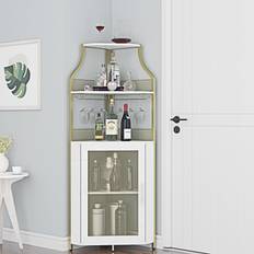 Gaomon Wine Corner Liquor Cabinet