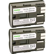 Kastar Replacement Battery 2-Pack for Canon BP-511 Canon PowerShot