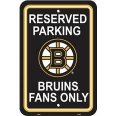Fremont Die NHL Boston Bruins Team Sign, 12" x 18" Reserved Parking Sign