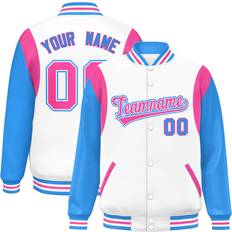 Jackets KXK Custom Varsity Jacket Casual Letterman Baseball Bomber Jacket Personalized Name Number for Men Women Kids