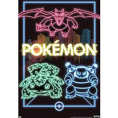 Posters Trends International Pokémon-Neon Group Wall Poster