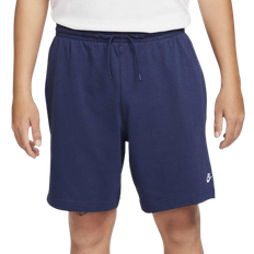 Nike Men's Club Knit Shorts - Midnight Navy/White