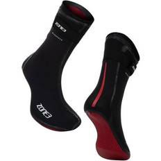 Neoprene Swim Socks Zone3 Neoprene Heat-Tech Warmth Swim Socks Black Red