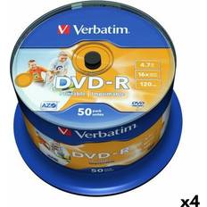 4.7 GB Optisk lagring Verbatim DVD-R 4,7 GB 16x 4 Units