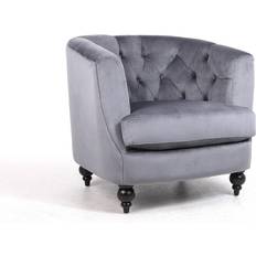 Buttercup Farm Velvet L74 Lead Armchair