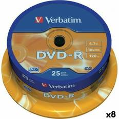 Verbatim Almacenamiento Óptico Verbatim DVD-R 4,7 GB 16x (8 Unidades)