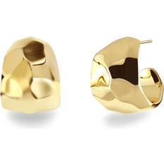 Edblad Fairfax Large Creoles Earrings - 14kt Gold