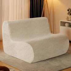 White Bean Bags Cansunna Loveseat White Bean Bag