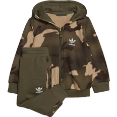 Adidas Baby Camo Hooded Sweater Set - Magic Beige/Multicolor