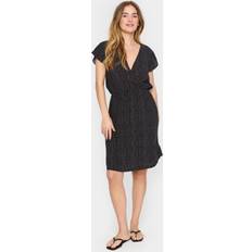 Saint Tropez Vestidos Saint Tropez Vestido 'Edua' - Gris/Negro