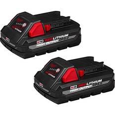 Milwaukee 48-11-1837 M18 18 Volt High Output CP 3.0 Ah Lithium-Ion Slide Battery, 2 Pack Non-Retail Packaging