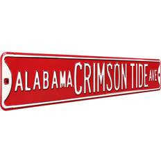 Authentic Street Signs 70025 Alabama Crimson Tide Ave, Heavy Duty, 36" x 6" Team Color