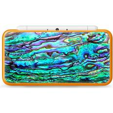 Console Decal Stickers 2DS XL Skin Decal Vinyl Wrap Abalone Ripples Green Blue Purple Shells