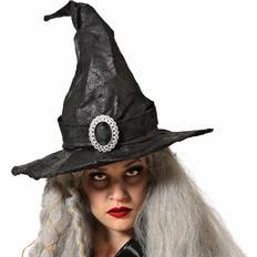 Halloween Chapeaux BigBuy Carnival Chapeau de Sorcière Boucle