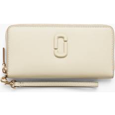 Marc Jacobs The Covered J Continental Wallet in Cloud White