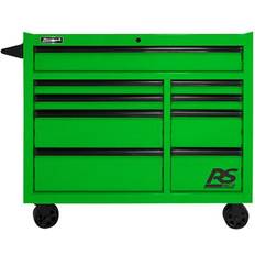 DIY Accessories Homak RS Pro 41" Lime Green 9-Drawer Roller Cabinet LG04004193