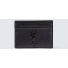 Saint Laurent Korthållare Saint Laurent Leather card holder - black - One fits all