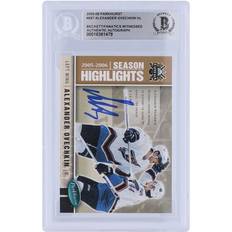 Alexander Ovechkin Washington Capitals Autographed 2005-06 Parkhurst Season Highlights #597 Fanatics Witnessed Authenticated Rookie Card