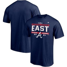 Atlanta Braves T-shirts Fanatics Men's Navy Atlanta Braves 2021 NL East Division Champions Big & Tall Locker Room T-Shirt