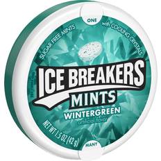 Ice Breakers Mints Wintergreen, Sugar Free, 1.5-Ounce Tins